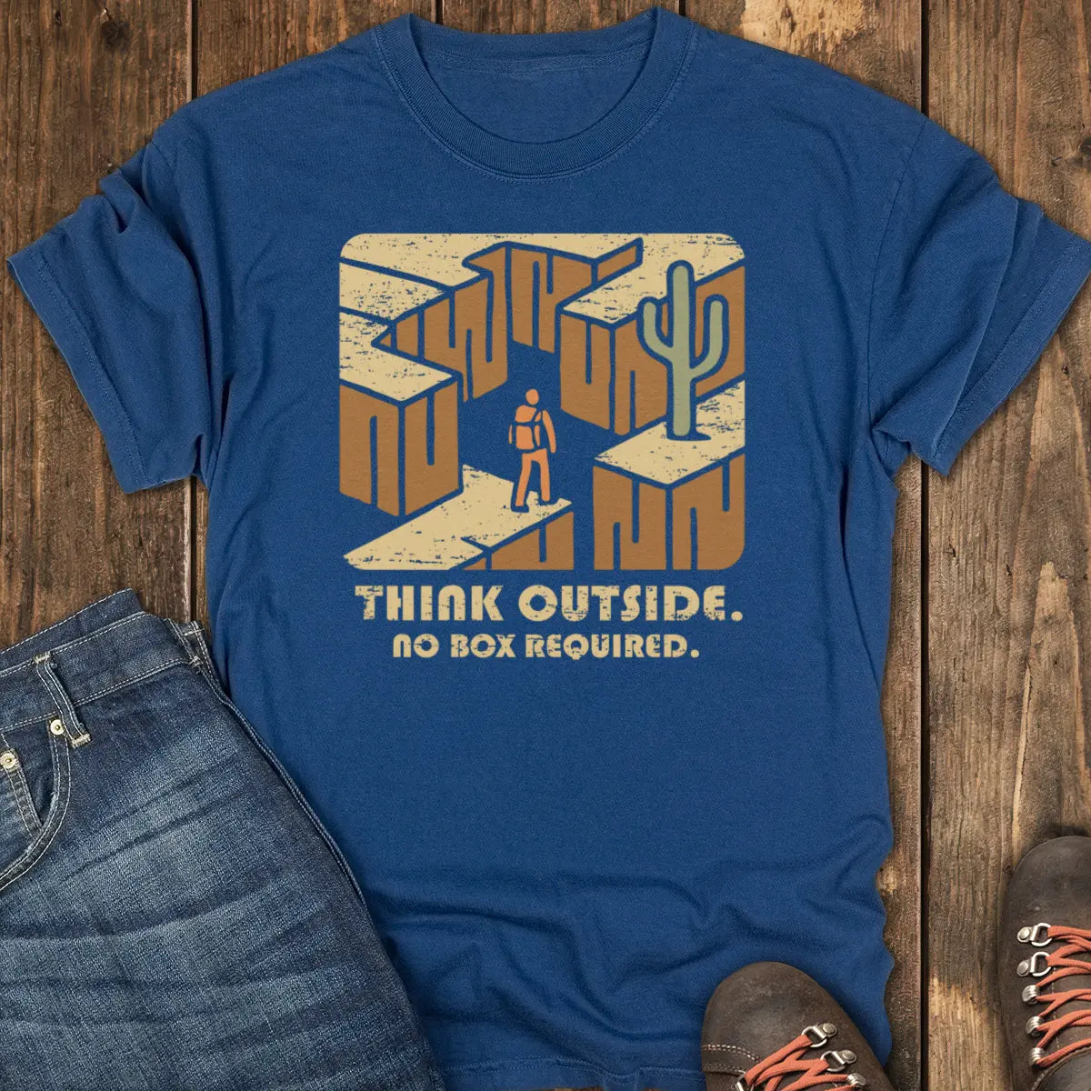 Unboxed Tee - Navy