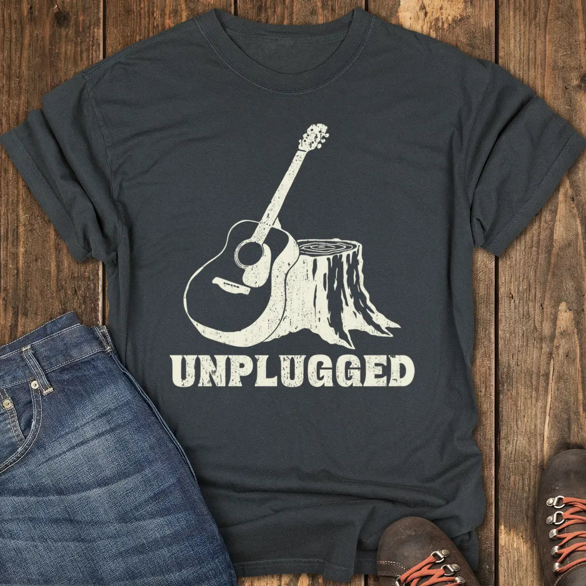 Unplugged Tee Tee - Black