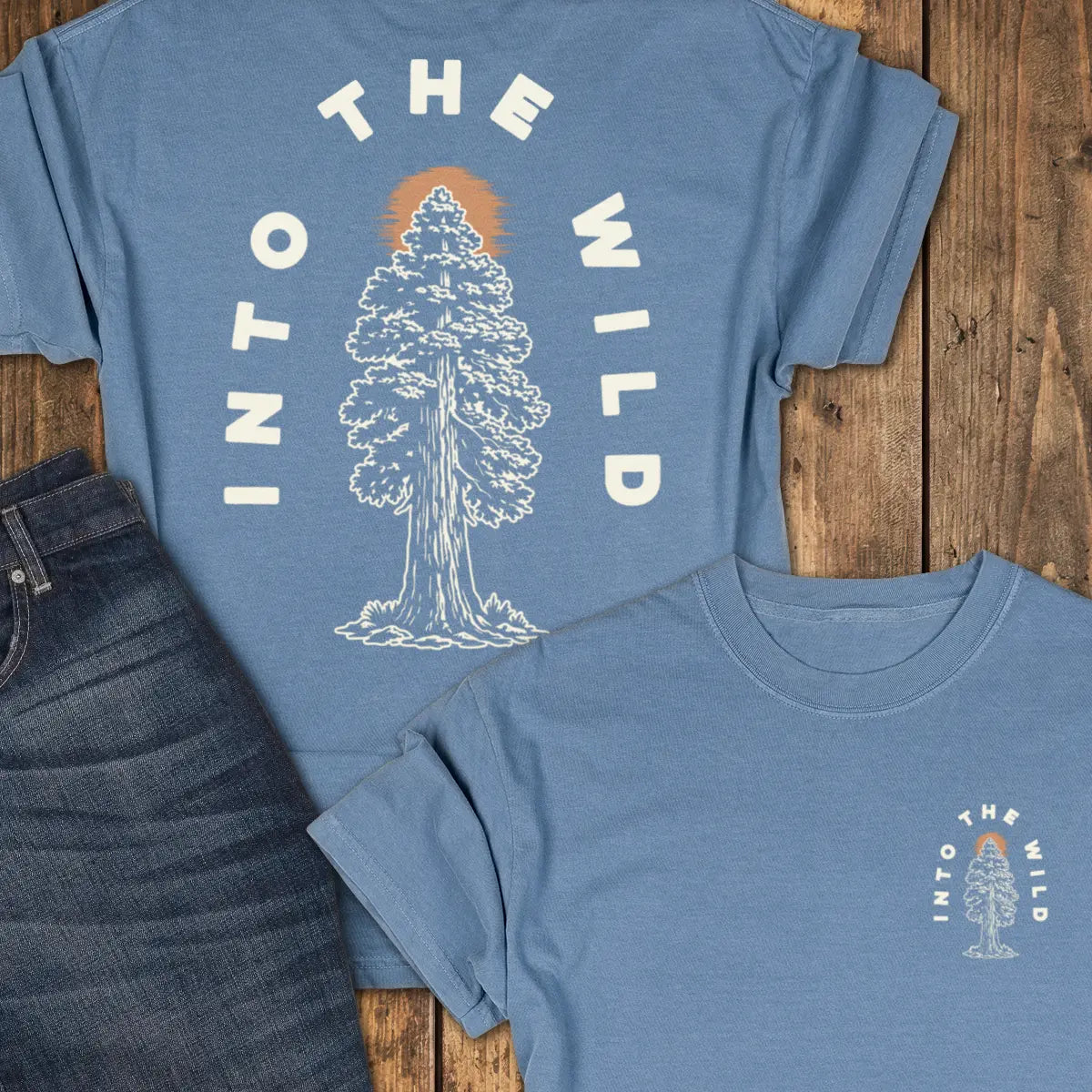Unreachable Tee - Blue Jean