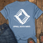 Uphill Both Ways Tee Tee - Blue Jean