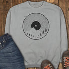 Vinyl Sunset Sweatshirt - Grey