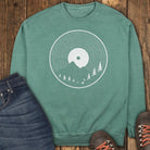 Vinyl Sunset Sweatshirt - Light Green