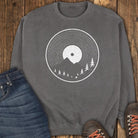 Vinyl Sunset Sweatshirt - Pepper