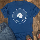 Vinyl Sunset Tee - Navy