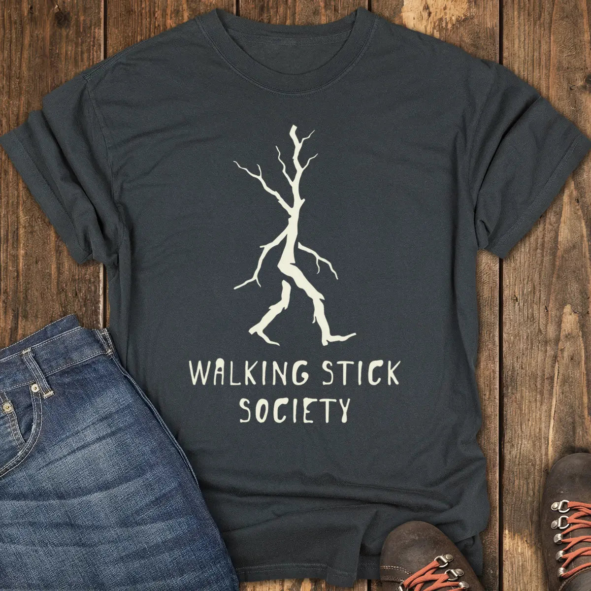Walking Stick Society Tee - Black