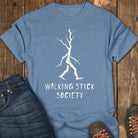 Walking Stick Society Tee - Blue Jean