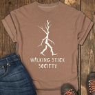 Walking Stick Society Tee - Espresso