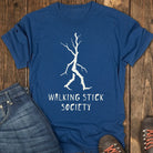 Walking Stick Society Tee - Navy
