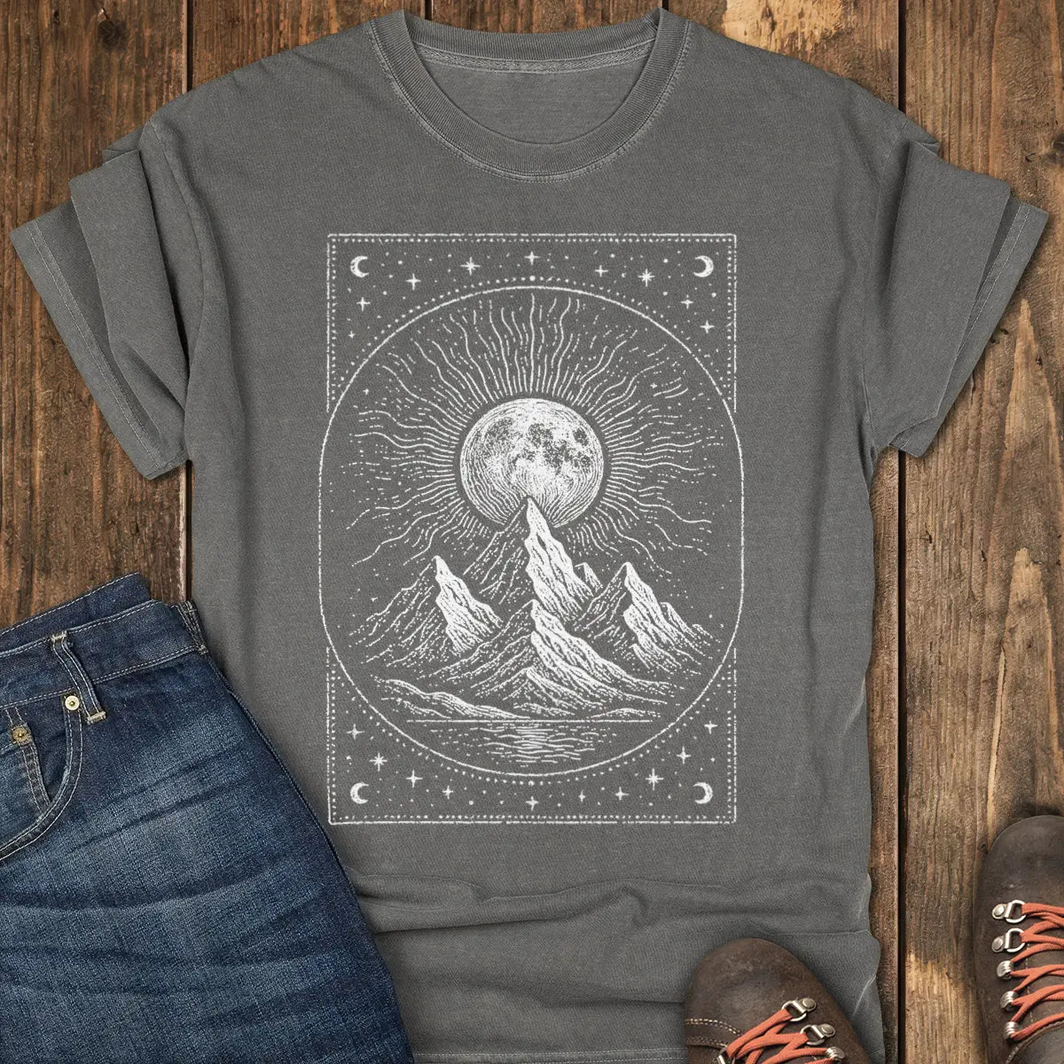 Wanderlight Peaks Tee - Pepper