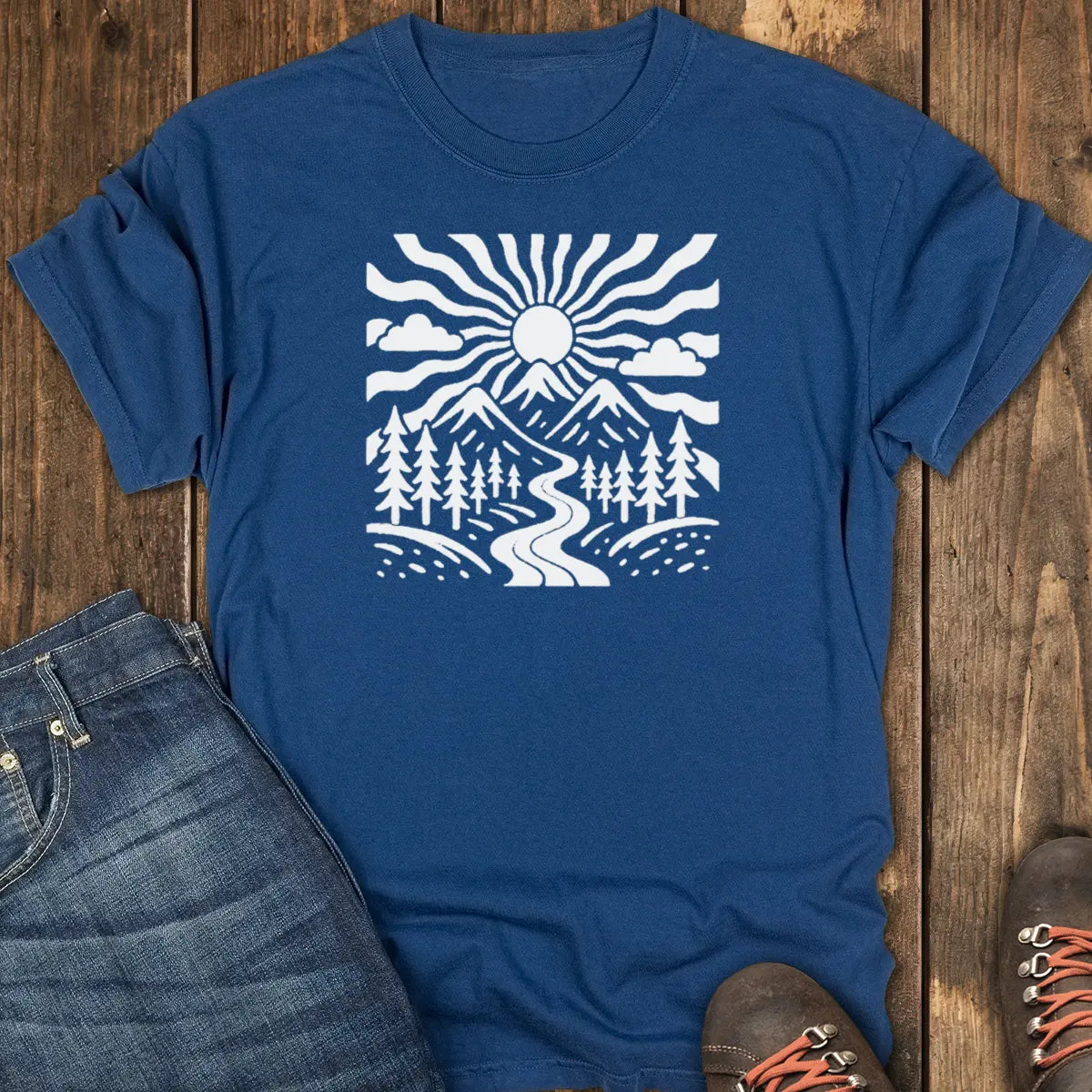 Wanderlight Tee - Navy