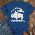 Warning Signs Optional Tee - Navy