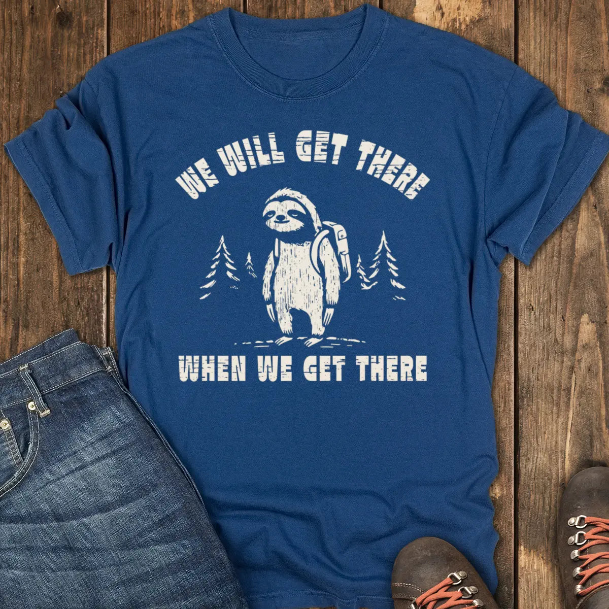 We Will Get There Tee - Navy