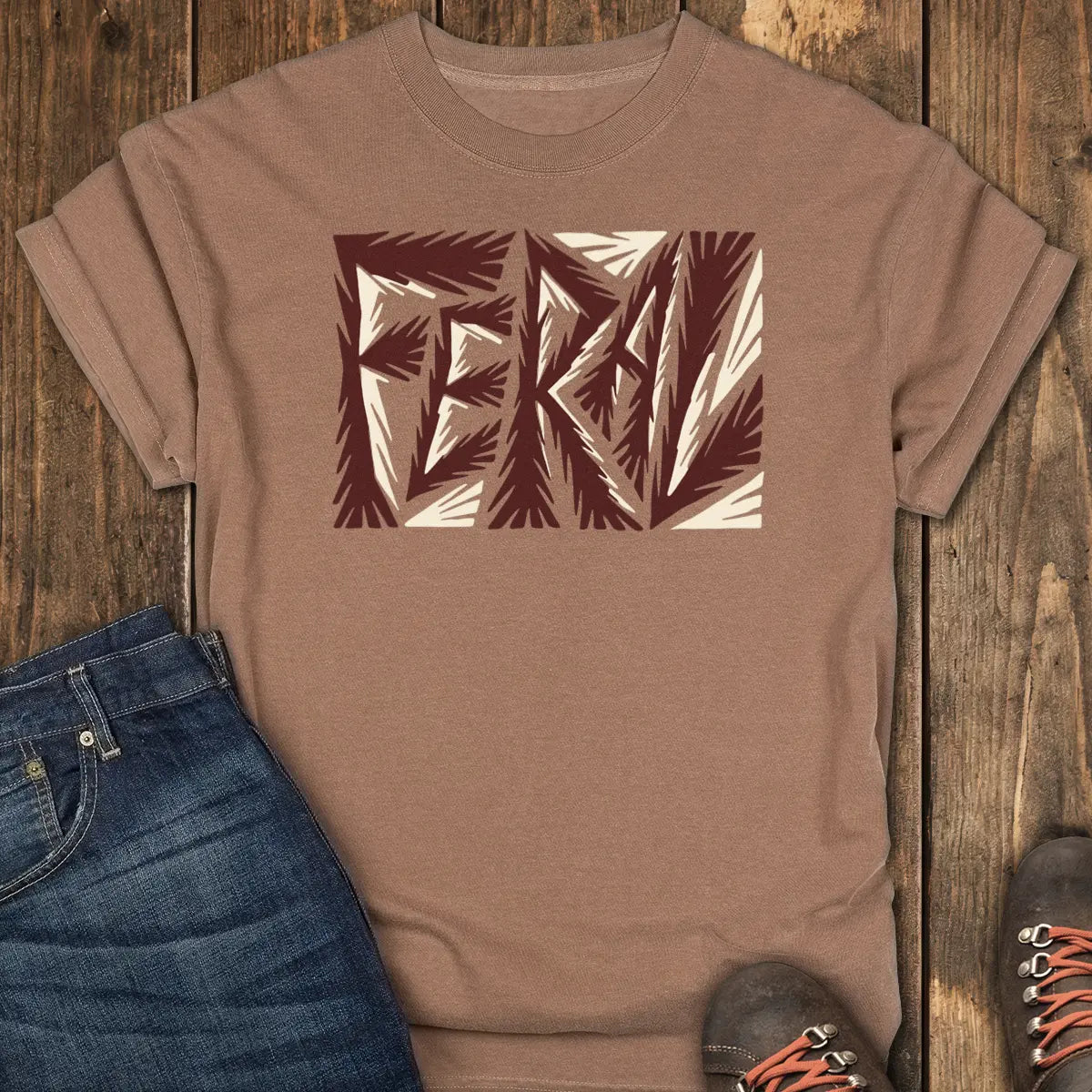 Weekend Feral Tee - Espresso