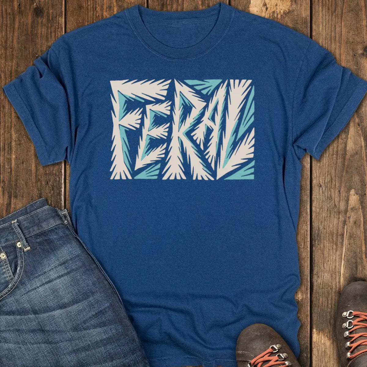 Weekend Feral Tee - Navy