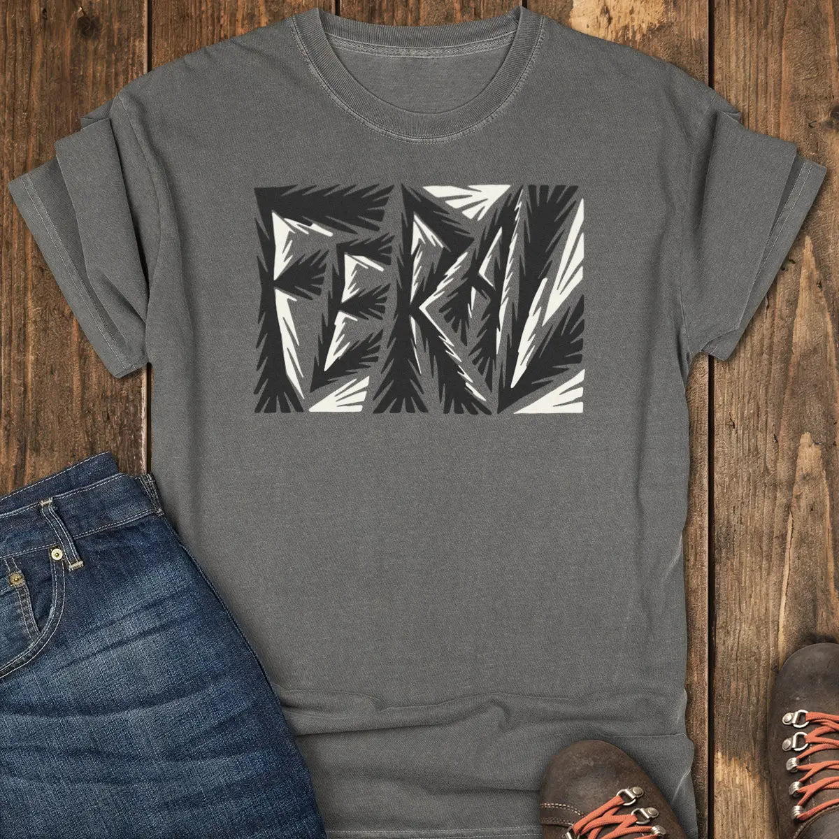 Weekend Feral Tee - Pepper