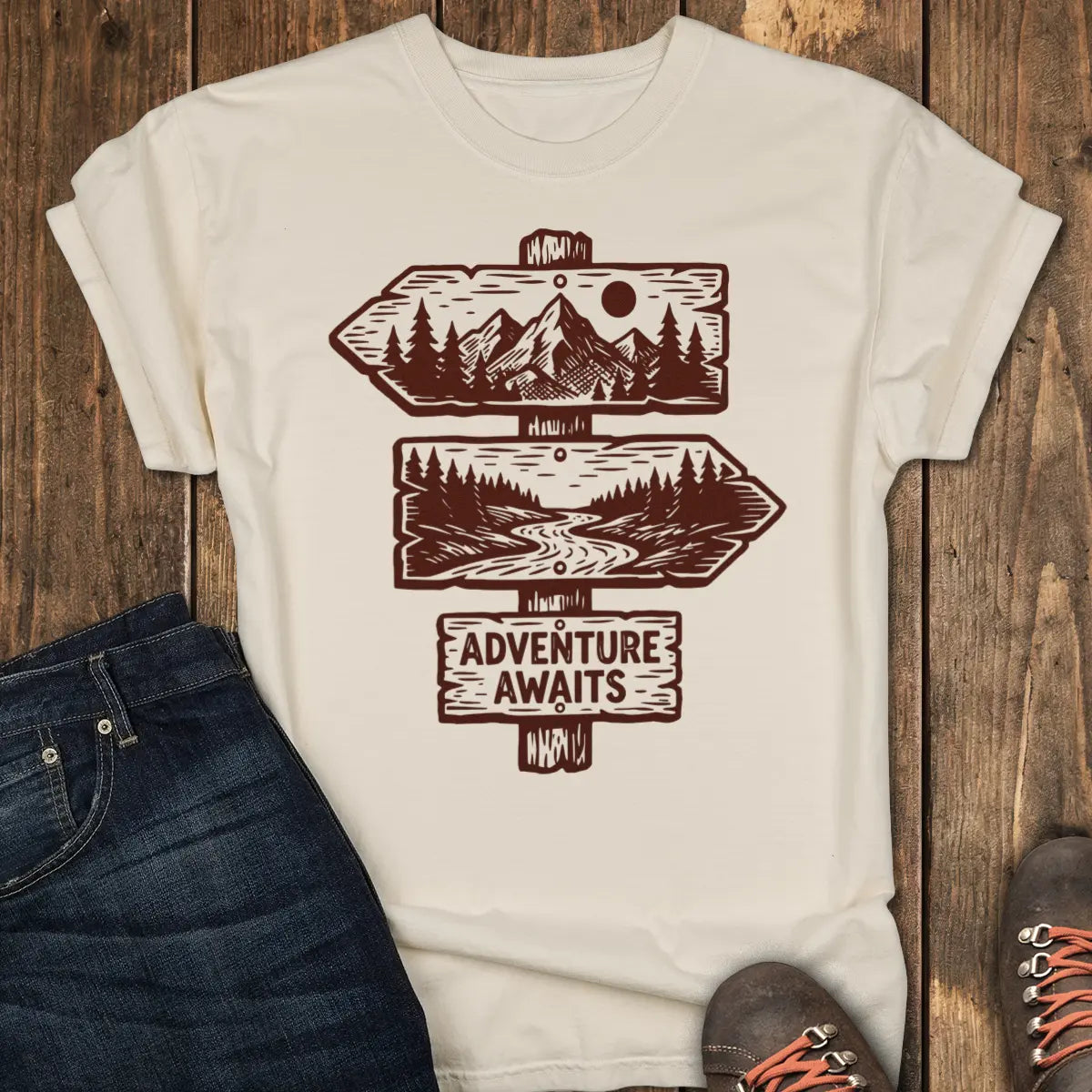 Where Next Tee - Ivory