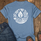 Whirlwind Tee - Blue Jean