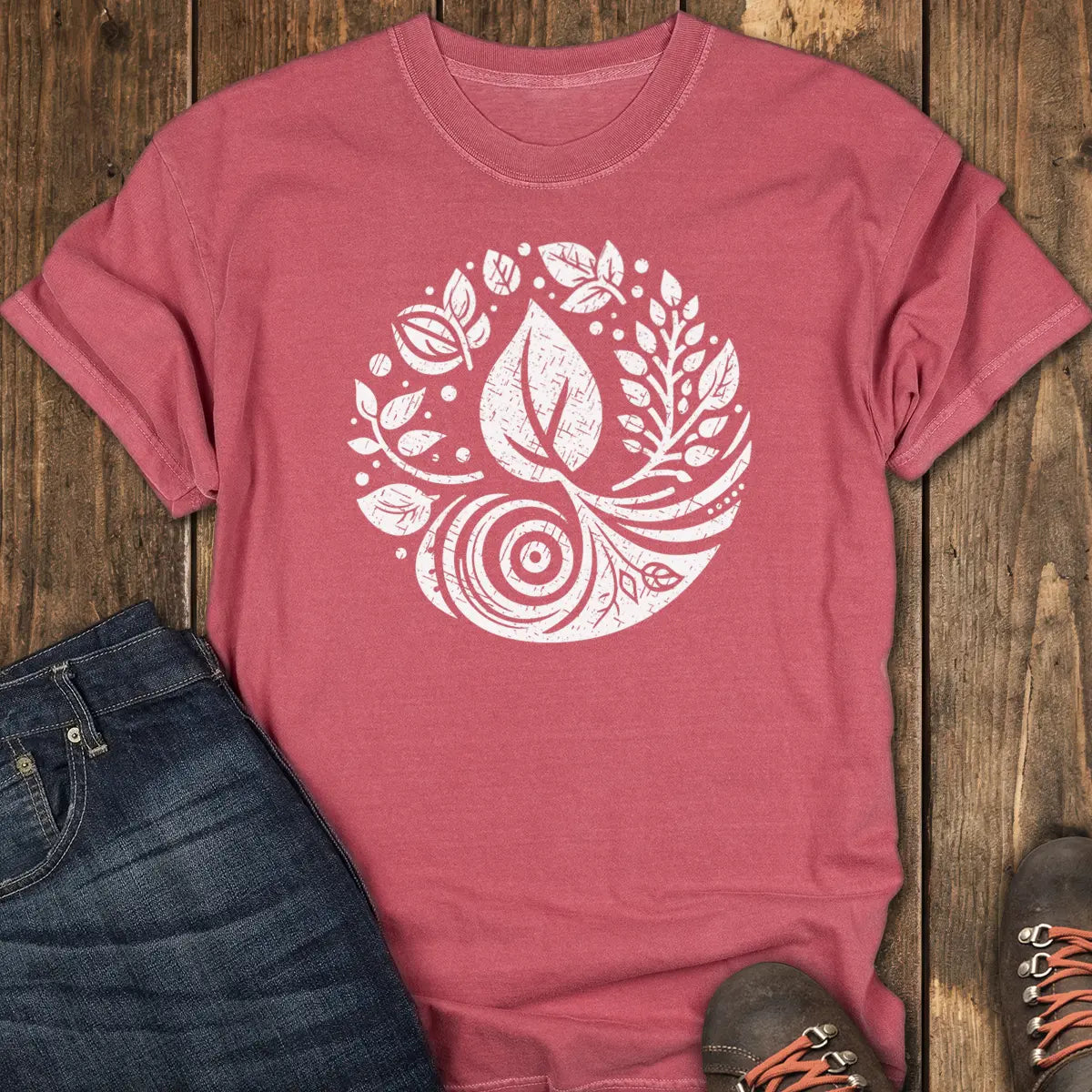 Whirlwind Tee - Crimson
