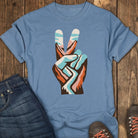 Wild Peace Tee - Blue Jean