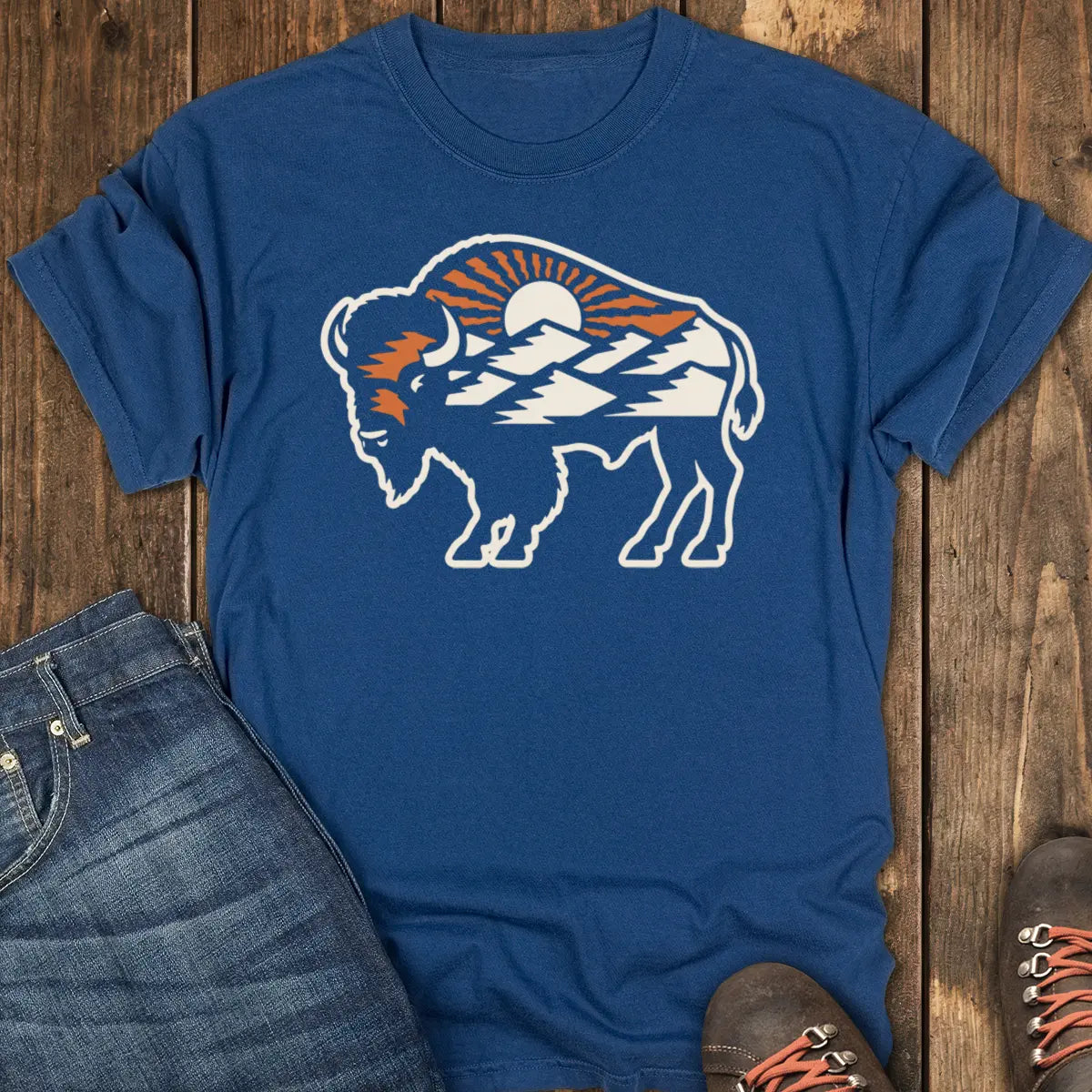 Wild Plains Tee - Navy