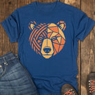 Wild Split Tee - Navy