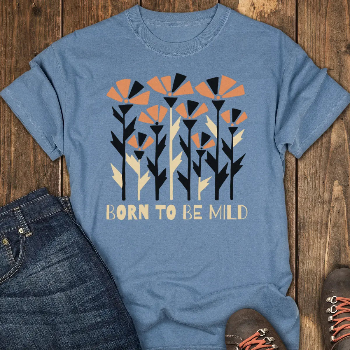 Wildflower Mild Tee - Blue Jean