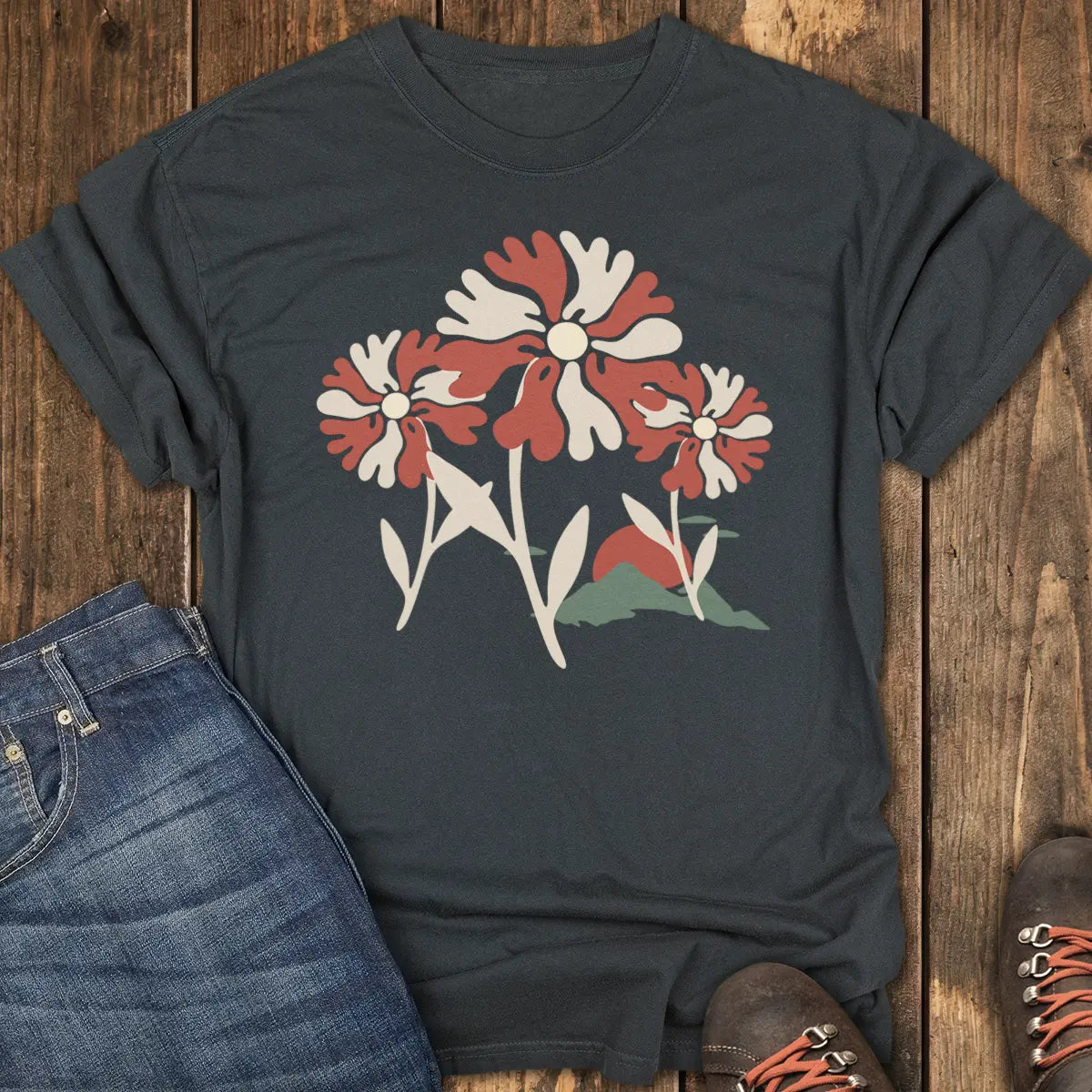 Wildflower Tee - Black