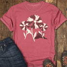 Wildflower Tee - Crimson