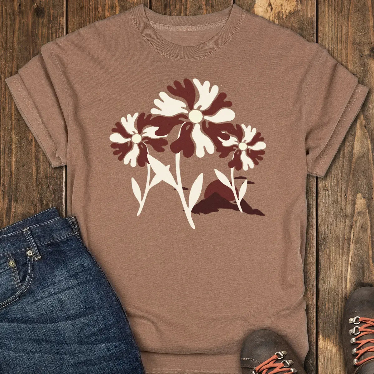 Wildflower Tee - Espresso