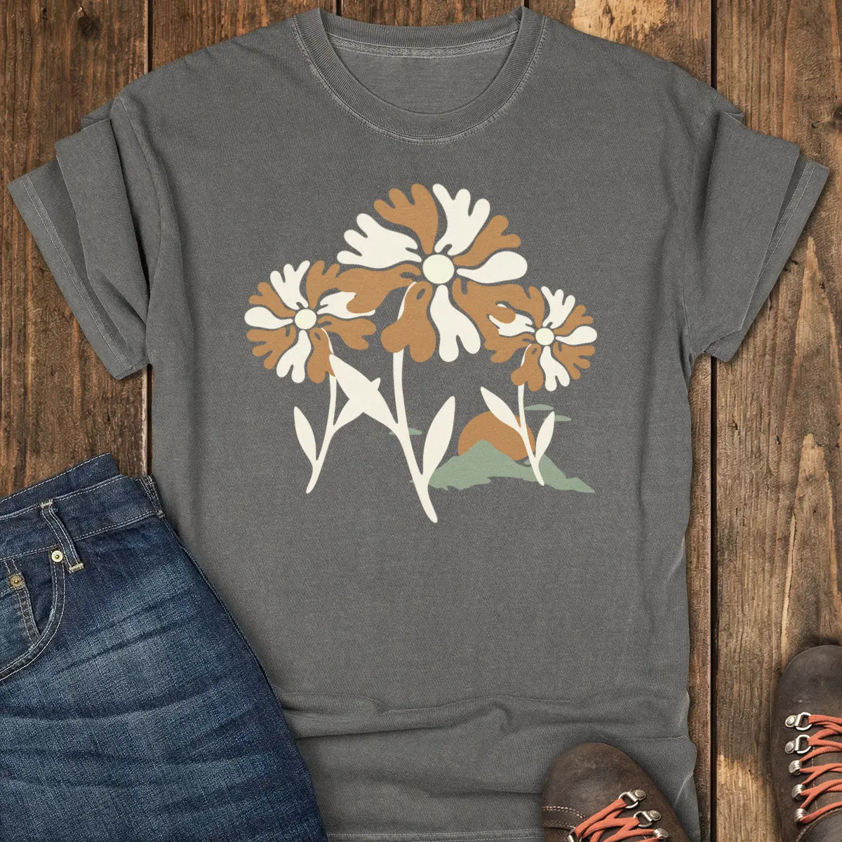 Wildflower Tee - Pepper