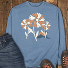 Wildflower Sweatshirt - Blue Jean
