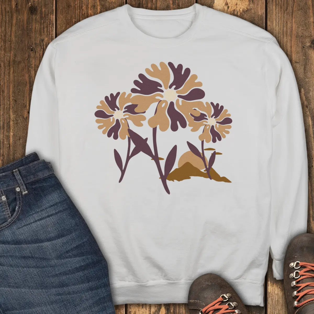 Wildflower Sweatshirt - White