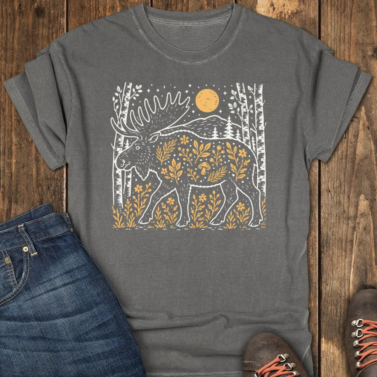 Wildflower Wanderer Tee - Pepper