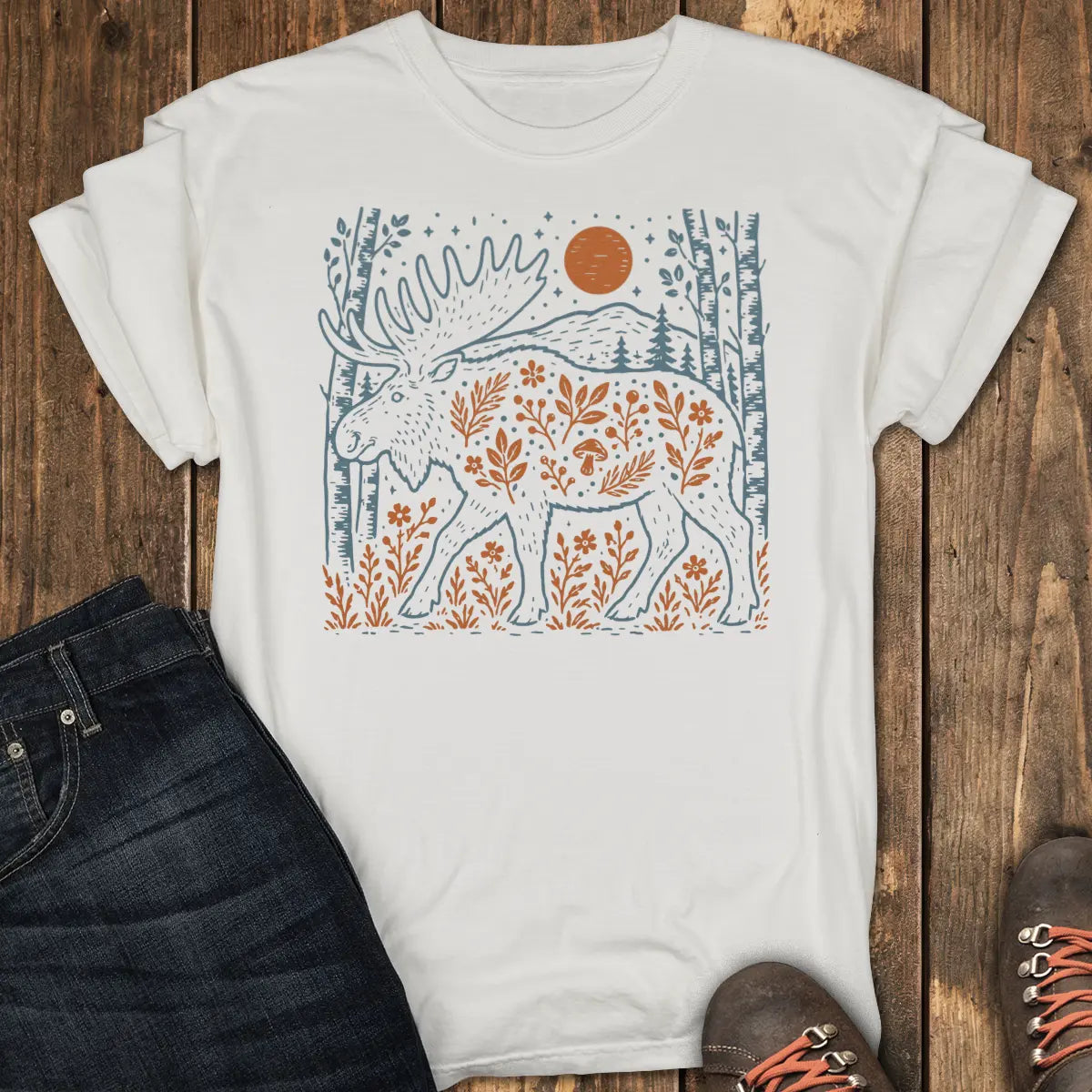 Wildflower Wanderer Tee - White