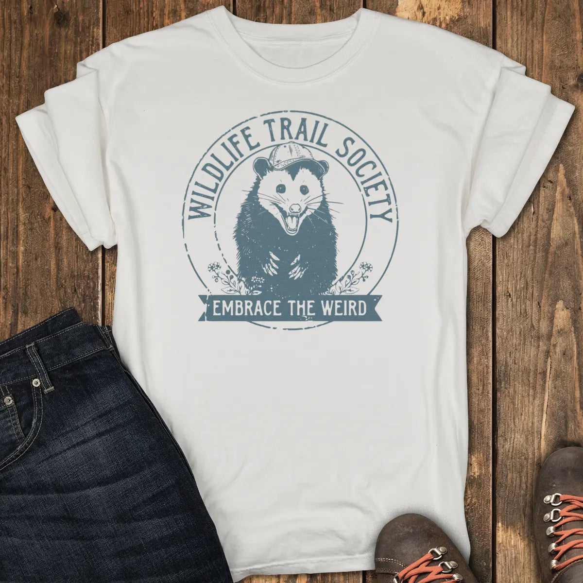 Wildlife Trail Society Tee - White