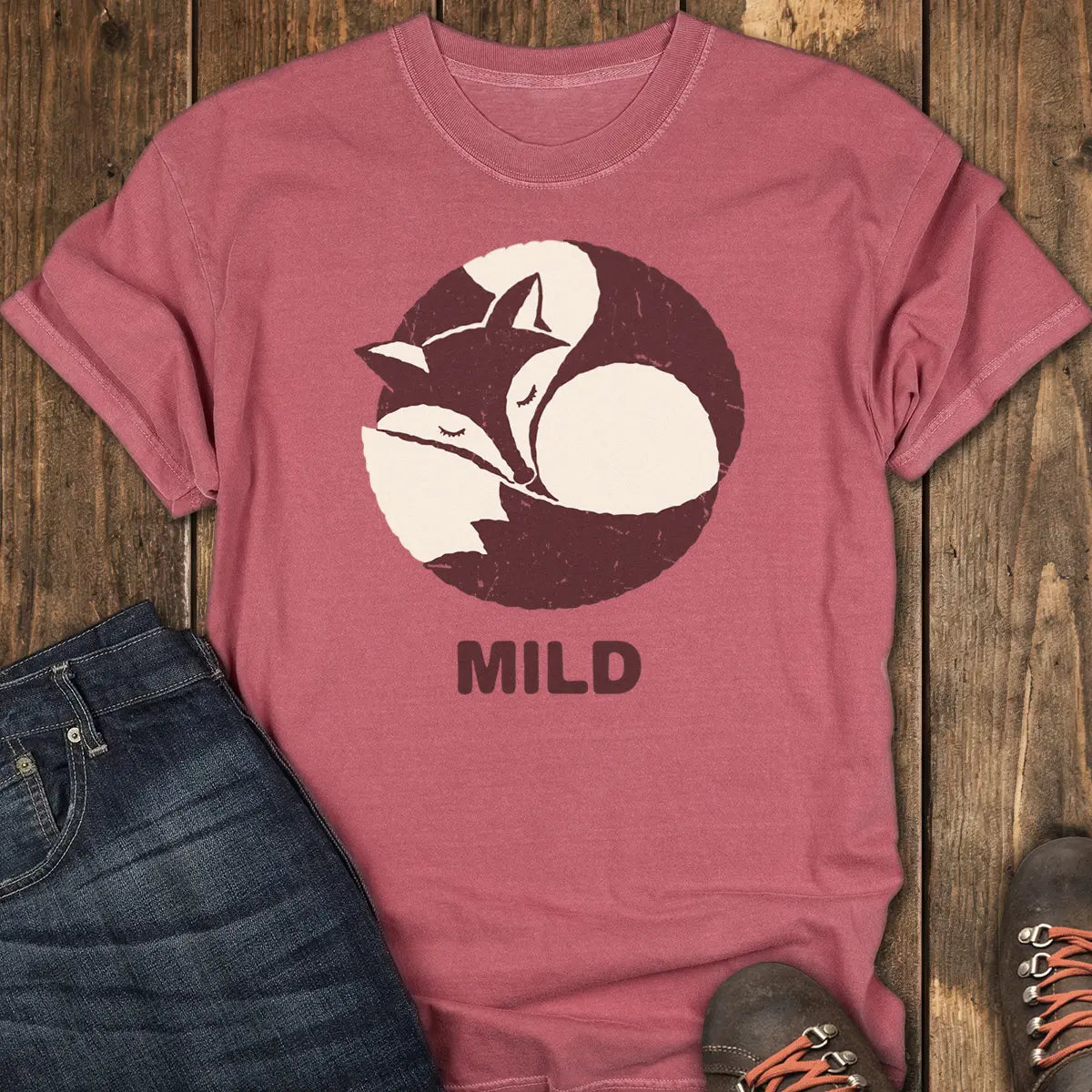 Wildly Mild Tee - Crimson