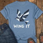 Wing It Tee - Blue Jean