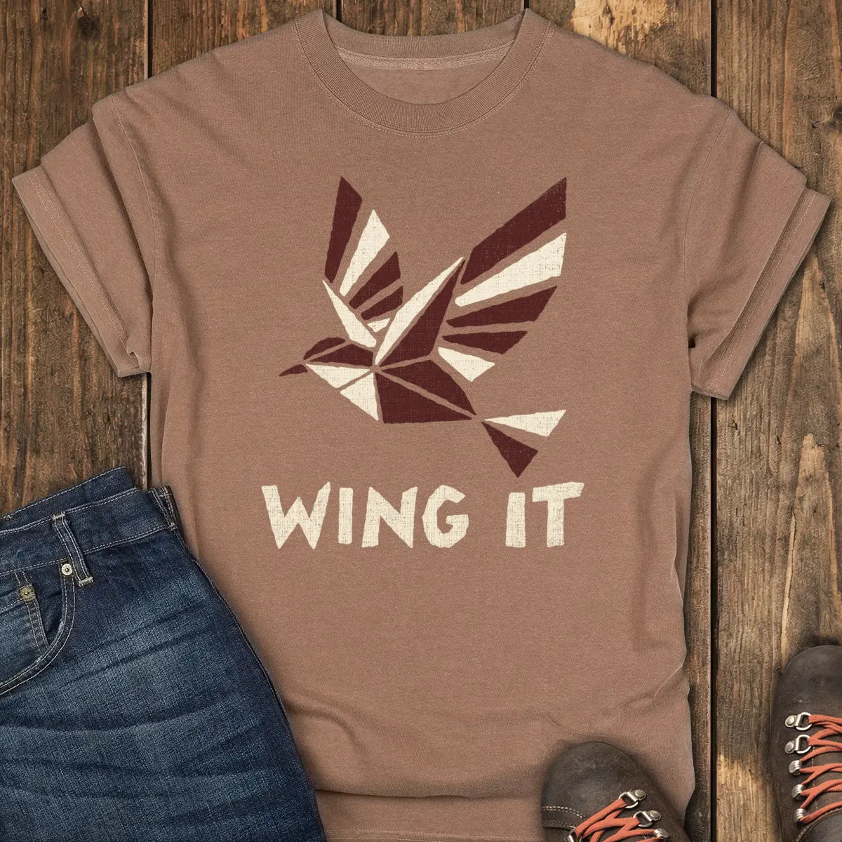 Wing It Tee - Espresso