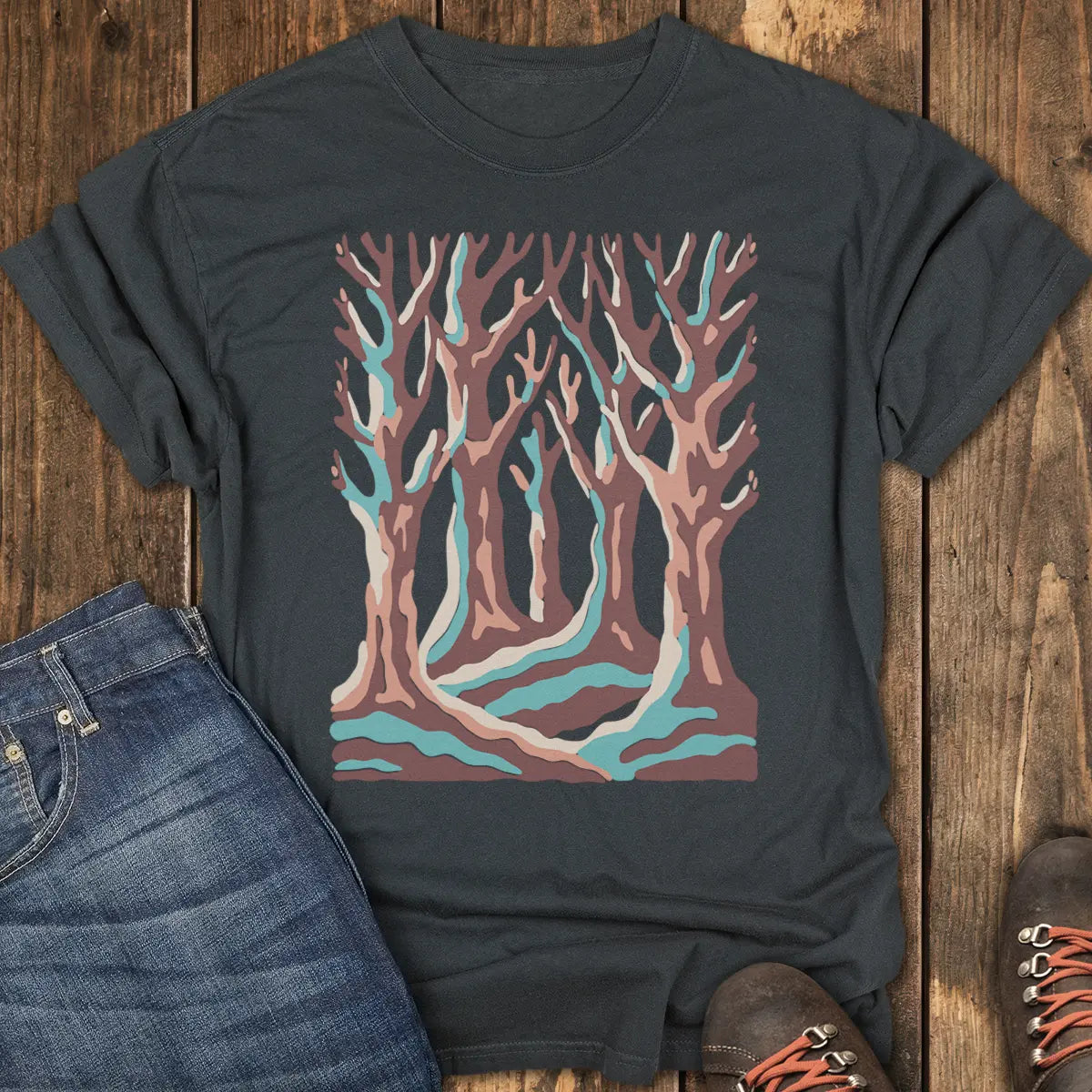 Winter Woods Tee - Black