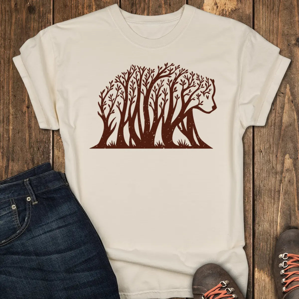 Woodbear Tee - Ivory