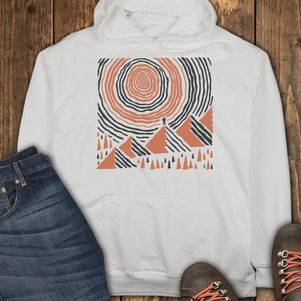 Worth the Climb Hoodie - White