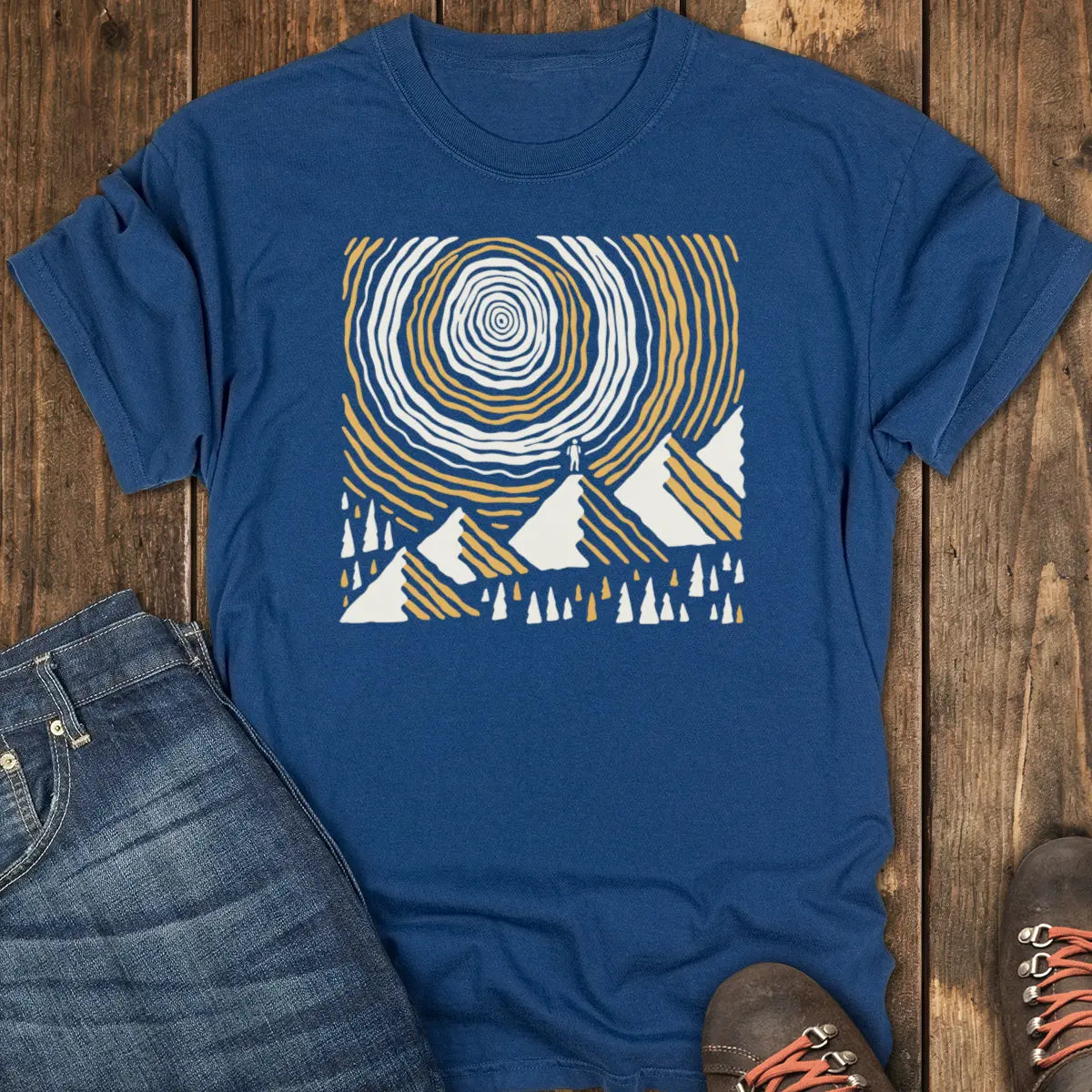 Worth the Climb Tee - Navy