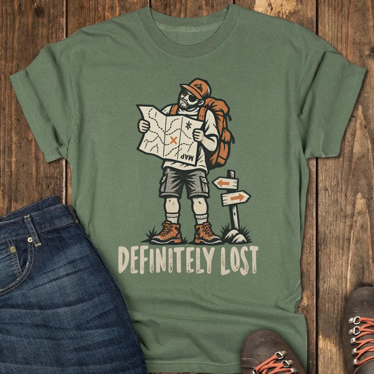 Wrong Turn Club Tee - Moss