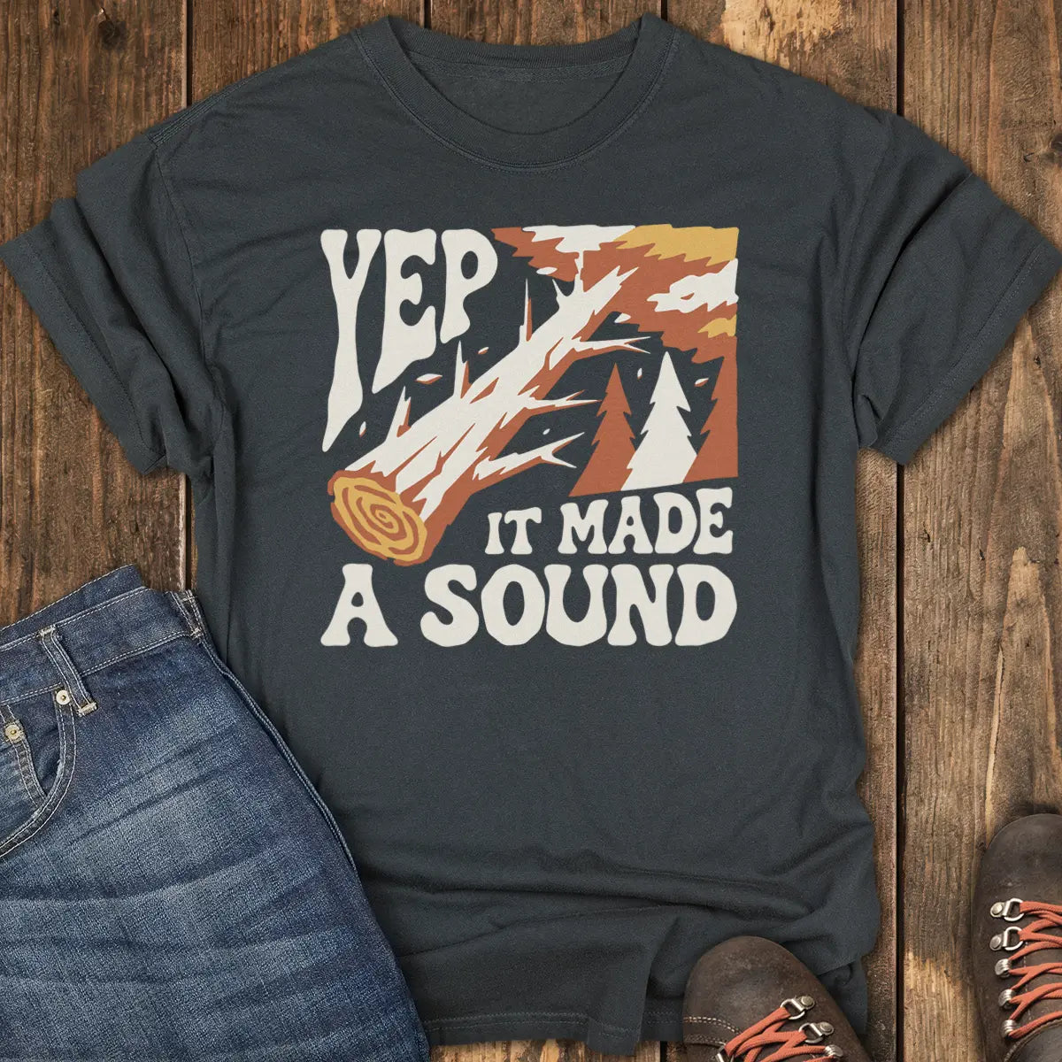 Yep, It Made a Sound Tee - Black